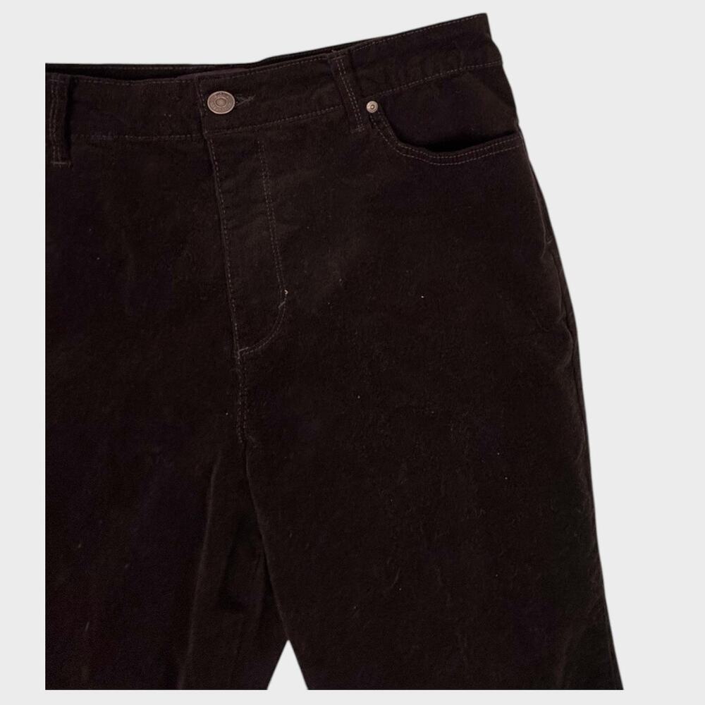 Gloria Vanderbilt Amanda Jeans Size 14 Short Black Brown Purple - Picture 10 of 13